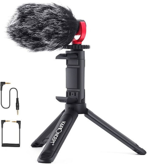 K&f Concept Vlog Kit K&f Concept Cmm-800 Mini Trepied + Suport Smartphone Microfon Kf10.015