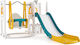 Costway Spielplatz mit Korb Gelber