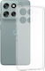 Techsuit Motorola Moto Back Cover Silicone Transparent (Motorola Moto G56)