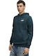 Ess Small Sweatshirt mit Kapuze Petrol Blau