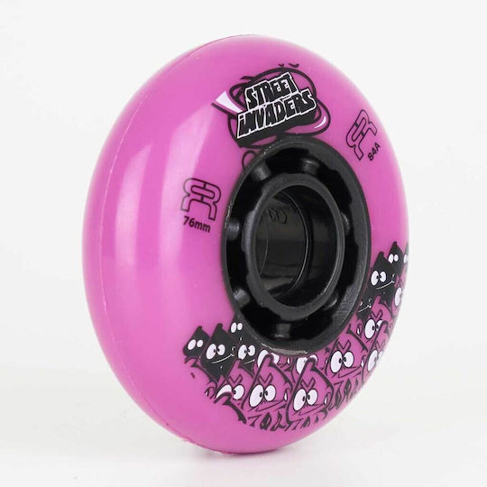 Fr Street Invader Wheels Pink 76/84a