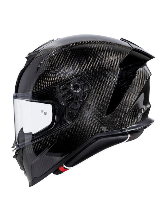 Premier Hyper Gloss Carbon Motorcycle Helmet Full Face ECE 22.06 1370gr