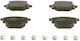 Brake Pad Set for Citroen C4 Opel Corsa Peugeot 208 025 261 9518