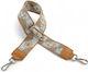 Verstellbarer Taschenriemen Leder Details Tabak S