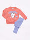 Kids' Set with Leggings Winter 2pcs Salmon