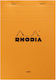 Rhodia Μπλοκ Σημειώσεων Ριγέ Πορτοκαλί