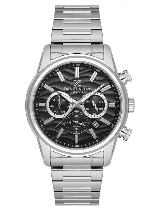 Daniel Klein Women's Watch with Silver Metal Br...