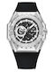 Pagani Design Men's Watch Chronograph Automatic with Black Leather Strap
