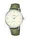 Casio Collection Women's Watch with Green Metal Bracelet