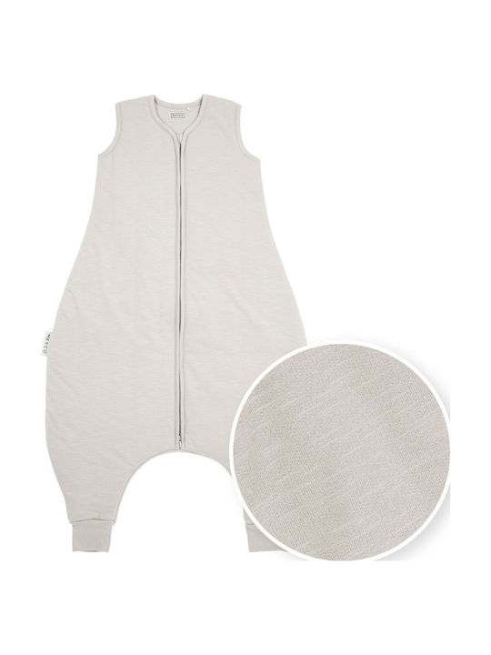 Meyco Autumn Baby Sleeping Bag with Legs 2 Tog Slub Gray