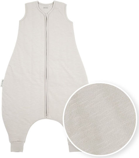 Meyco Autumn Baby Sleeping Bag with Legs 2 Tog Slub Gray