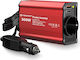 Techsuit Car Inverter 300W to Converter 12V DC in 220V AC with 2xUSB