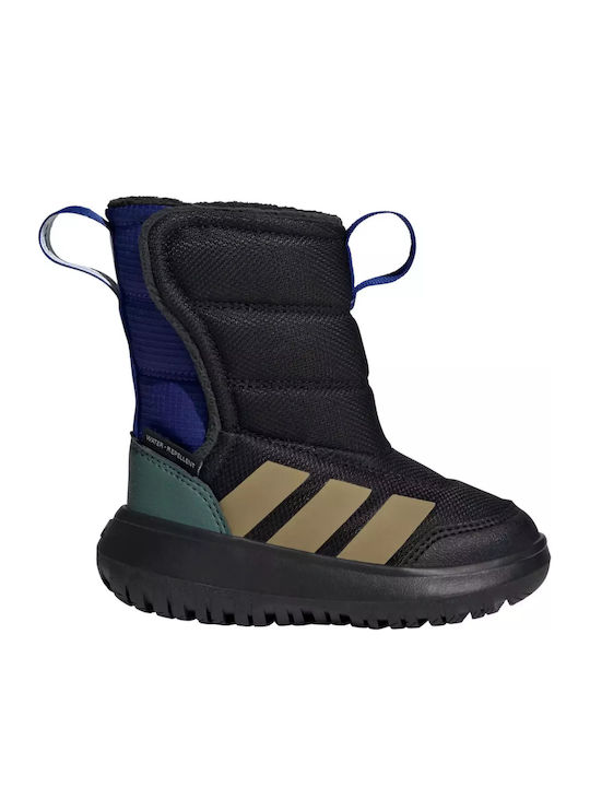 adidas Winterplay Kids Boots with Velcro Black JR9268 - Main Image