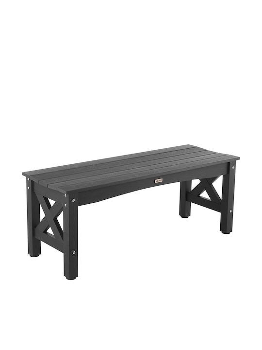 Outdoor Bench Plastic 113x40x43.5cm Outdoor Bench Plastic 113x40x43.5cm
