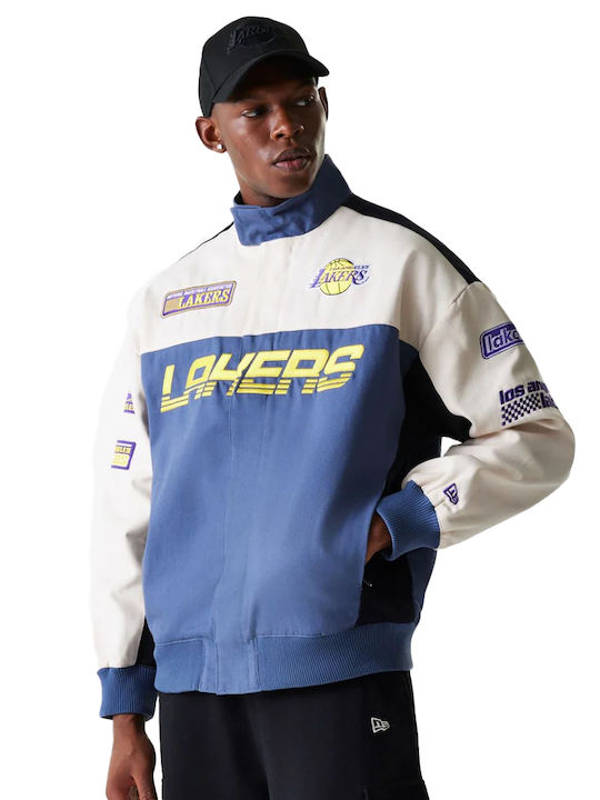 New Era La Lakers Nba Jacket Blue