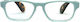 Frog Optical Reading Glasses +2.00 in Turquoise color