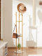 Vevor Metallic Coat Rack Yellow 34x34x170cm