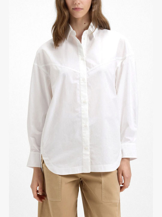 Women's Long Sleeve Shirt White