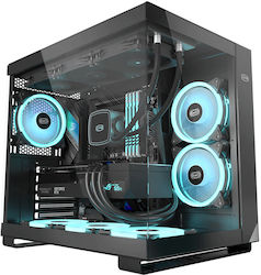 PCCOOLER C3 T500 Геймърско бюро Midi Tower със страничен прозорец PCCOOLER C3 T500 Геймърско бюро Midi Tower със страничен прозорец