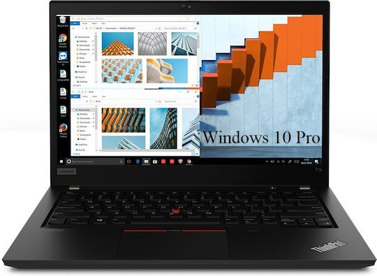 Lenovo ThinkPad T14 Gen 2 (AMD) 14" IPS (Ryzen 5 Pro-5650U/40GB/256GB SSD/W10 Pro) Черно (UK Клавиатура)