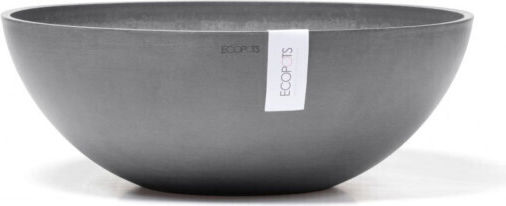 Ecopots Vienna Topf Kunststoff Charcoal 50x50x18cm.