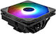 ID-Cooling Охладител за ЦПУ за Socket 1200 / 1700 / AM4 / AM5 с ARGB Осветление Черен