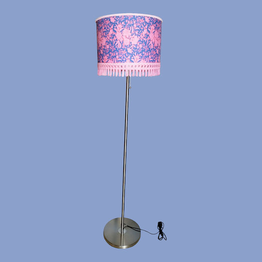 Floor Lamp Blue & Dark Pink Negative Base Dimensions 35*20 E27
