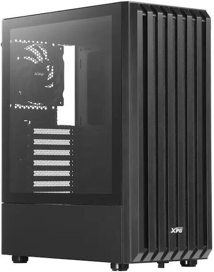 Adata Valor Storm Compact Gaming Middle Tower Carcasă PC cu Deschidere Laterală Neagră