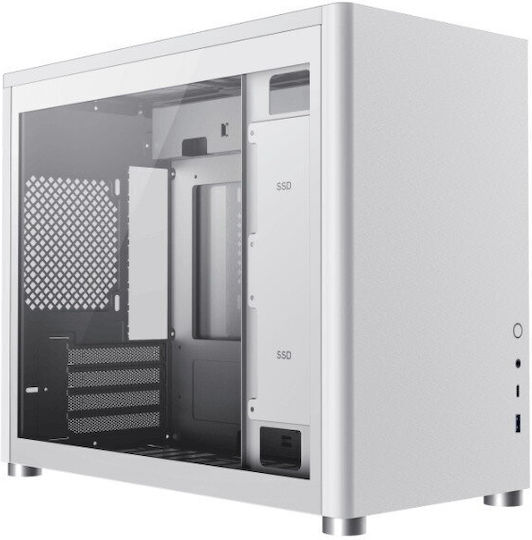 GameMax Spark Gaming Middle Tower Carcasă PC cu Deschidere Laterală Albă