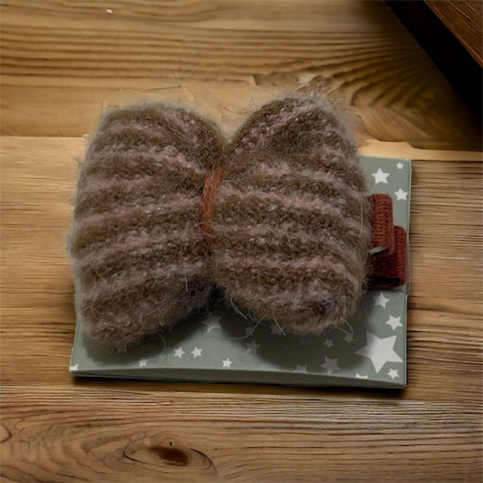 Grandes Suenos Κλίπ Μαλλιών Purple Stripes Bow