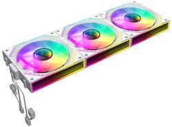 GameMax FN12A-S3I Gehäuselüfter 120mm 3er Pack Weiße GameMax FN12A-S3I Gehäuselüfter 120mm 3er Pack Weiße