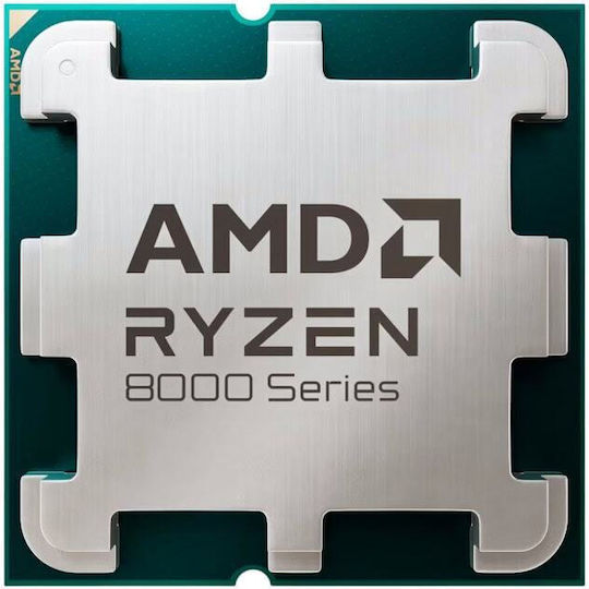 AMD Ryzen 5 8400F 4.2GHz Επεξεργαστής 6 Πυρήνων για Socket AM5 σε Tray με Ψύκτρα
