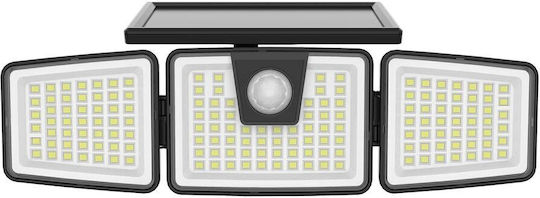 Modee Lighting Waterproof Solar LED Flood Light Cold White 6500K with Motion Sensor IP44
