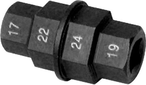 Axle Nut Socket Tool for Motorcycle Wheels 17-19-22-24mm