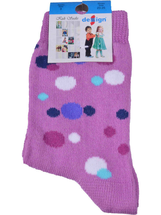 Design Socks Детски чорапи Purple