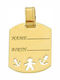 Kaloustian Charm aus 9K Gold mit Namenswahl