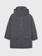 Kids' Parka with Hood Dark Grey