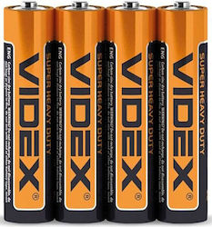 Videx Super Heavy Duty Μπαταρίες Zinc AA 1.5V 4τμχ