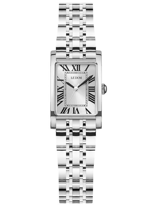 Le Dom Women's Watch with Silver Metal Bracelet