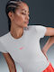 Sportswear Γυναικείο Αθλητικό T-shirt Γκρι