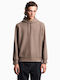 Sweatshirt with Hood Brown