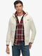 Sweatshirt with Hood Beige