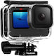 Husă Protectoare Impermeabilă Cameră Video Sport Compatibilă GoPro Hero 13 12 11 10 9 Neagră Policarbonat Transparent