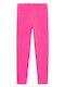 Kinder Leggings Lang Fuchsia