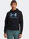 Rival Women's Sweatshirt Hooded Black