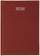 Diary 2026 17x24 Weekly Classic Burgundy