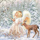 Салфетка Декупаж Winter Angel 1 Брой