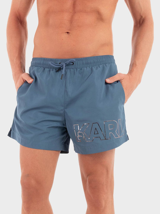 Karl Lagerfeld Ανδρικό Μαγιό Βερμούδα Blue