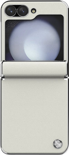 Nillkin Camshield Book Leather / Plastic 0.8mm White (Galaxy Z Flip)