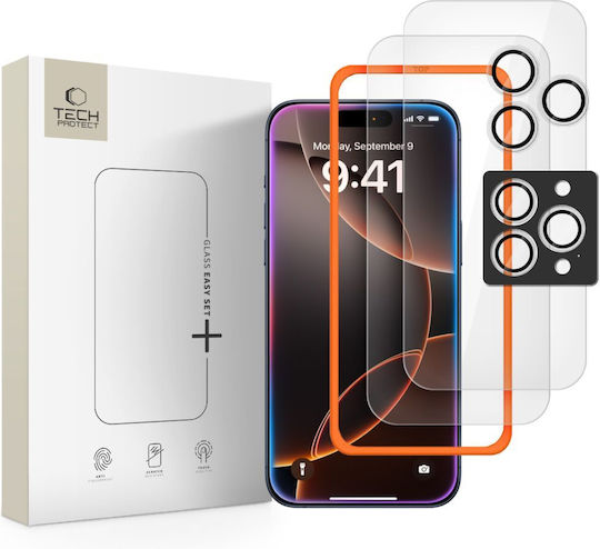 Tech-Protect Easy Set+ Tempered Glass (iPhone 17 Pro Max / iPhone 16 Pro Max)